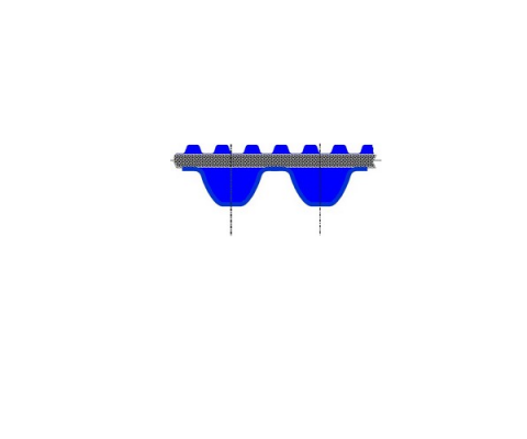 COURROIE SYNCHRONE EN POLYURETHANE A DENTURE GT CURVILIGNE OPTIMISEE_Polychain GT Carbon